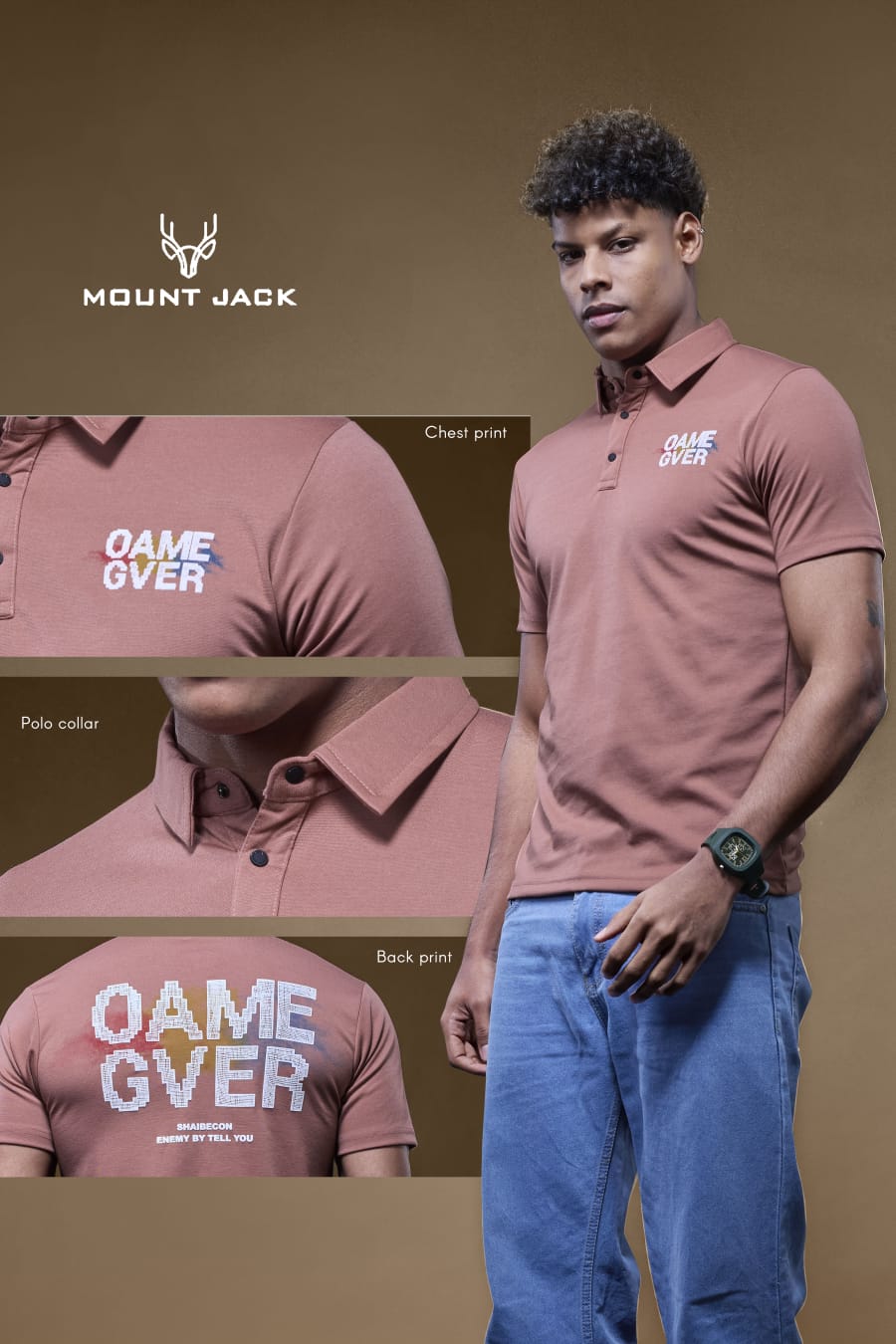 Lot No 768-775 Canvas Mount Jack Interlock Mens Tshirts Exporter India