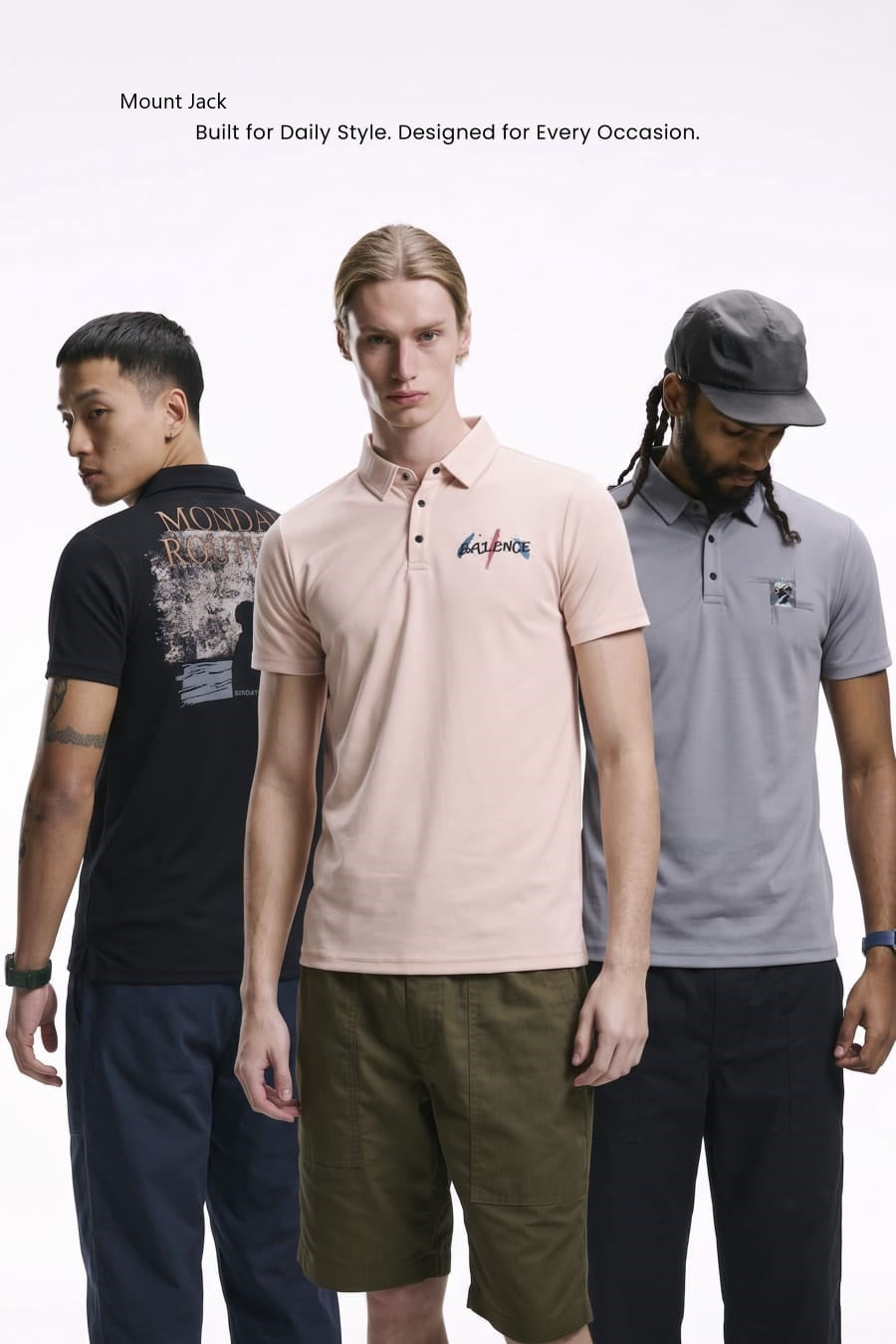 Lot No 768-775 Canvas Mount Jack Interlock Mens Tshirts Exporter India