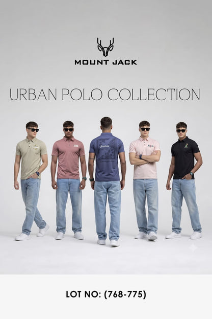Lot No 768-775 Canvas Mount Jack Interlock Mens Tshirts Exporter India
