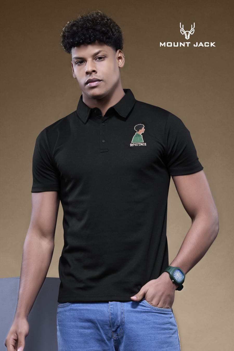 Lot No 768-775 Canvas Mount Jack Interlock Mens Tshirts Exporter India