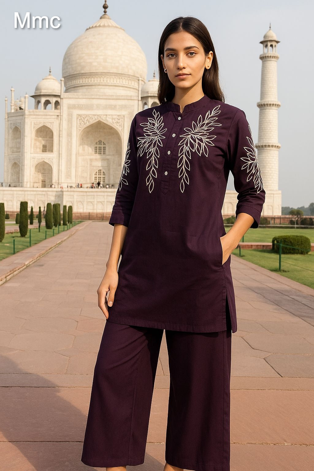 Lotus Flower Mmc Vatican Co Ord Set Supplier India