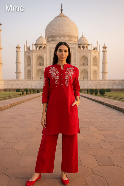 Lotus Flower Mmc Vatican Co Ord Set Supplier India