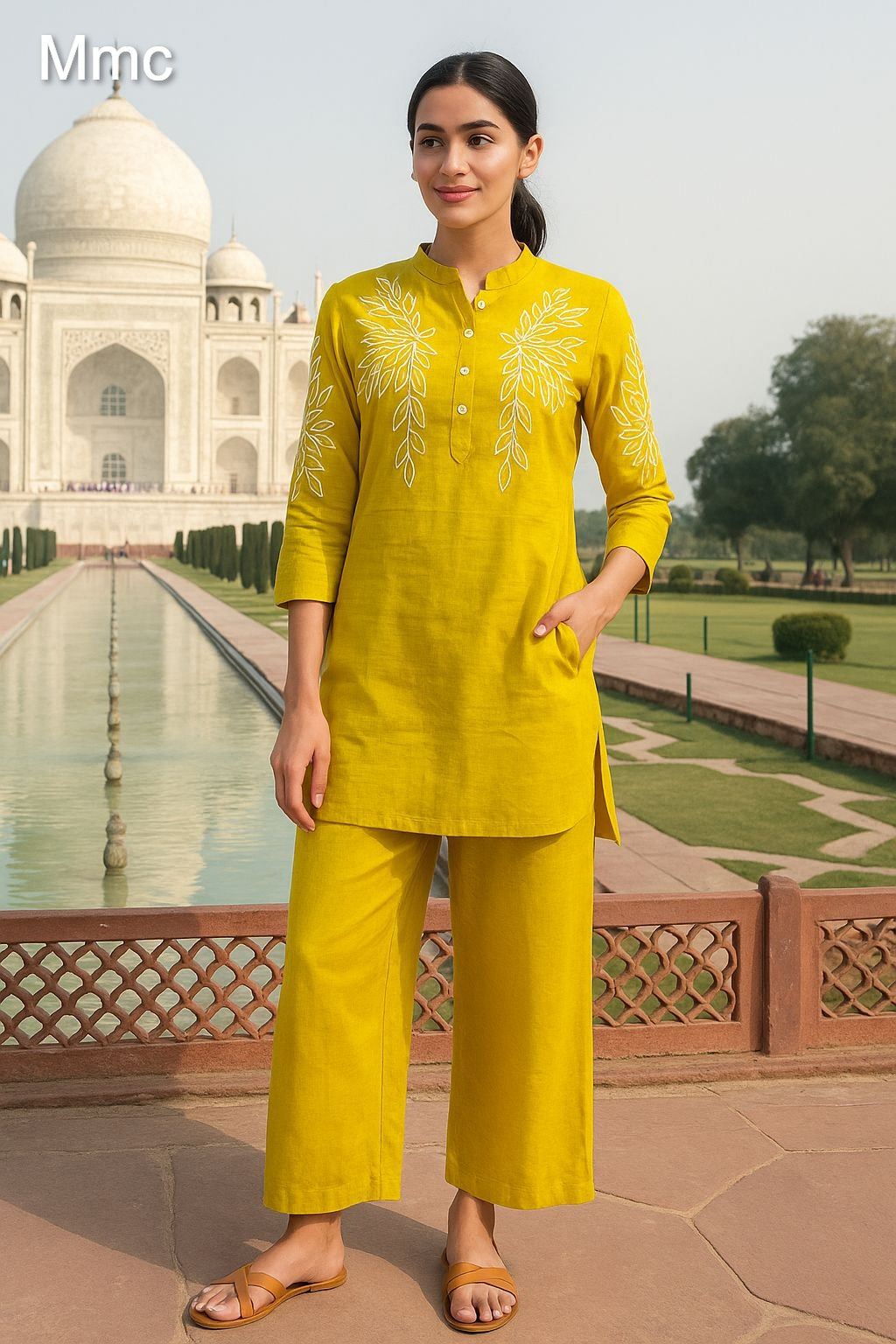 Lotus Flower Mmc Vatican Co Ord Set Supplier India
