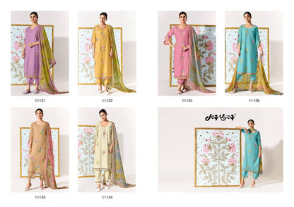 Lotus Jay Vijay Mal Chanderi Pant Style Suits Exporter Ahmedabad