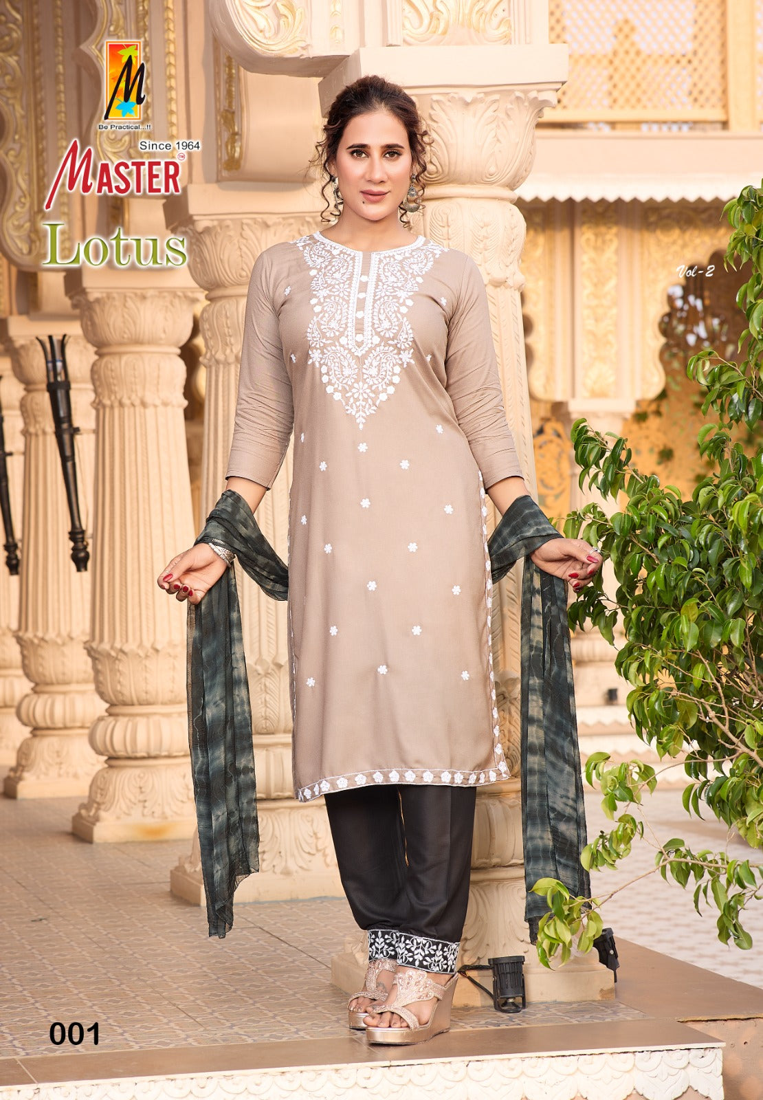 Lotus Master Rayon Readymade Pant Style Suits Wholesaler Ahmedabad