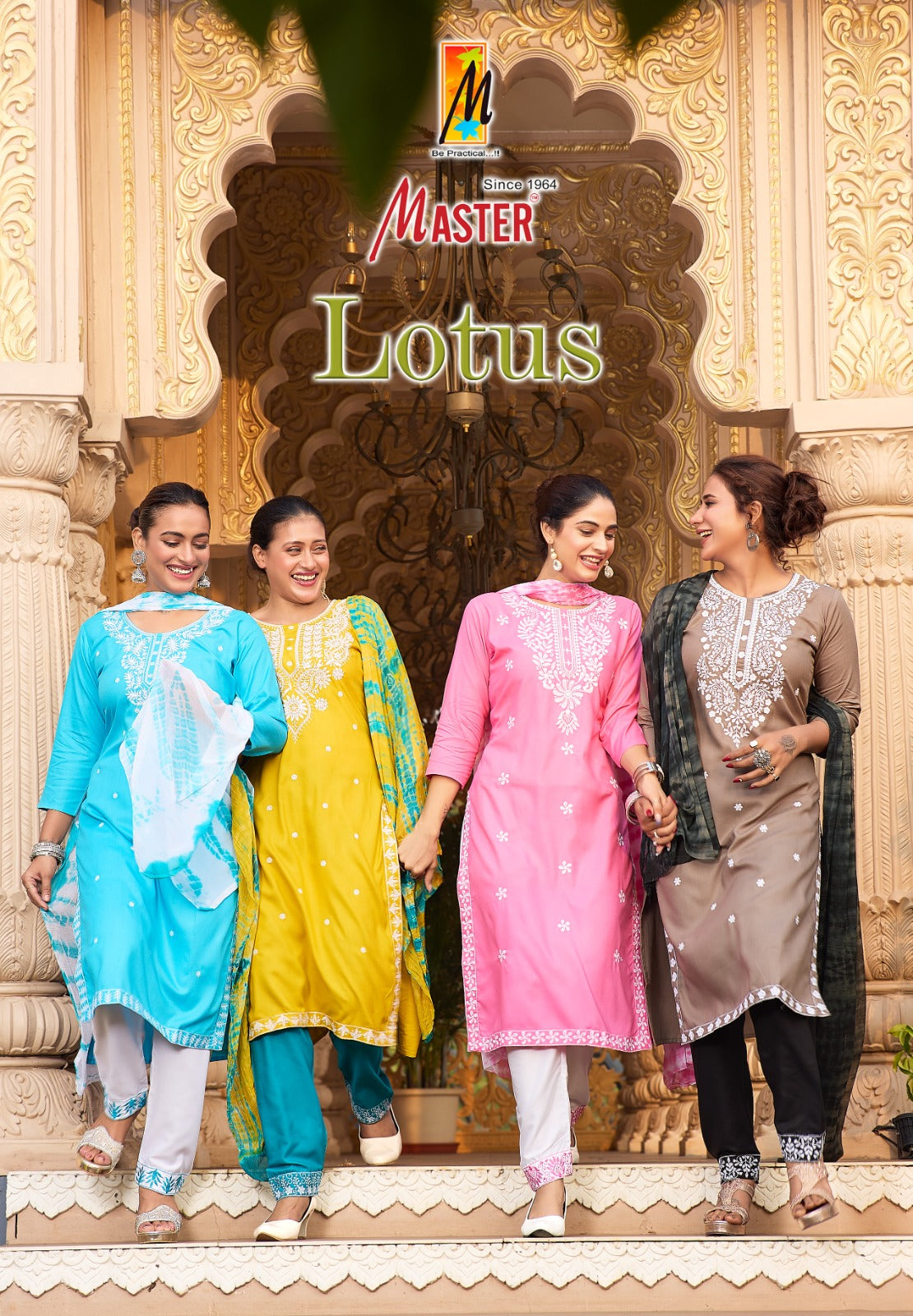 Lotus Master Rayon Readymade Pant Style Suits Wholesaler Ahmedabad