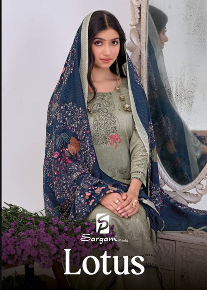 Lotus Sargam Prints Pure Jam Pant Style Suits Supplier Gujarat