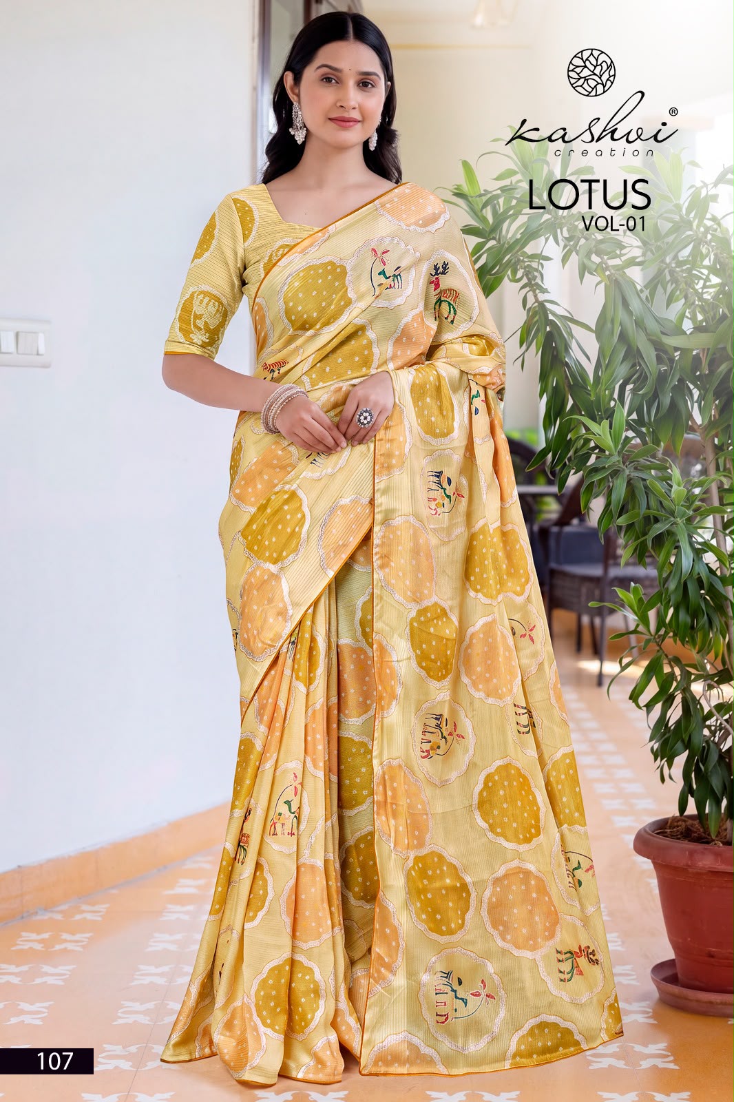 Lotus Vol 1 Kashvi Creation Silk Sarees Manufacturer Ahmedabad