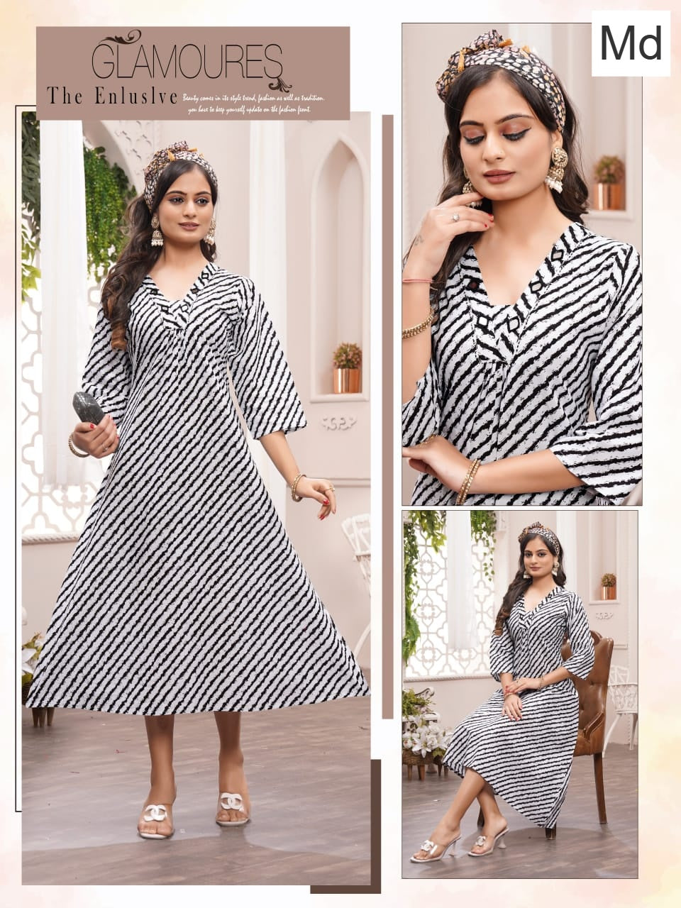Lotus Vol 1 Md Mal Cotton Anarkali Kurtis Wholesale Rate