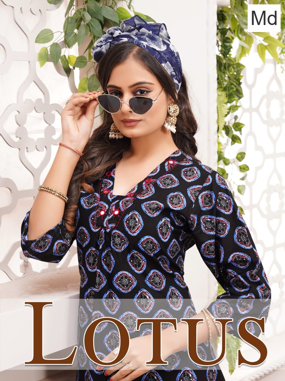 Lotus Vol 1 Md Mal Cotton Anarkali Kurtis Wholesale Rate