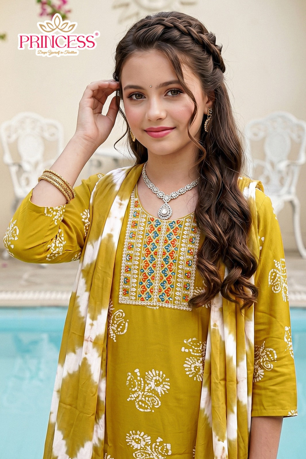 Love Birds Vol 1 Princess Creation Rayon Girls Readymade Pant Suits Supplier India