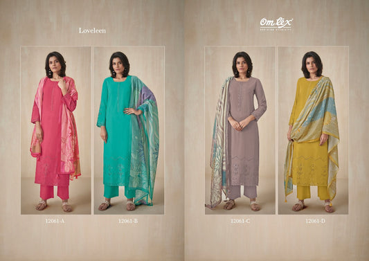 Loveleen Omtex Lawn Cotton Pant Style Suits Exporter