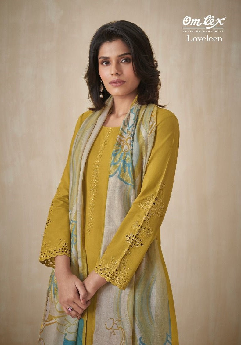 Loveleen Omtex Lawn Cotton Pant Style Suits Exporter
