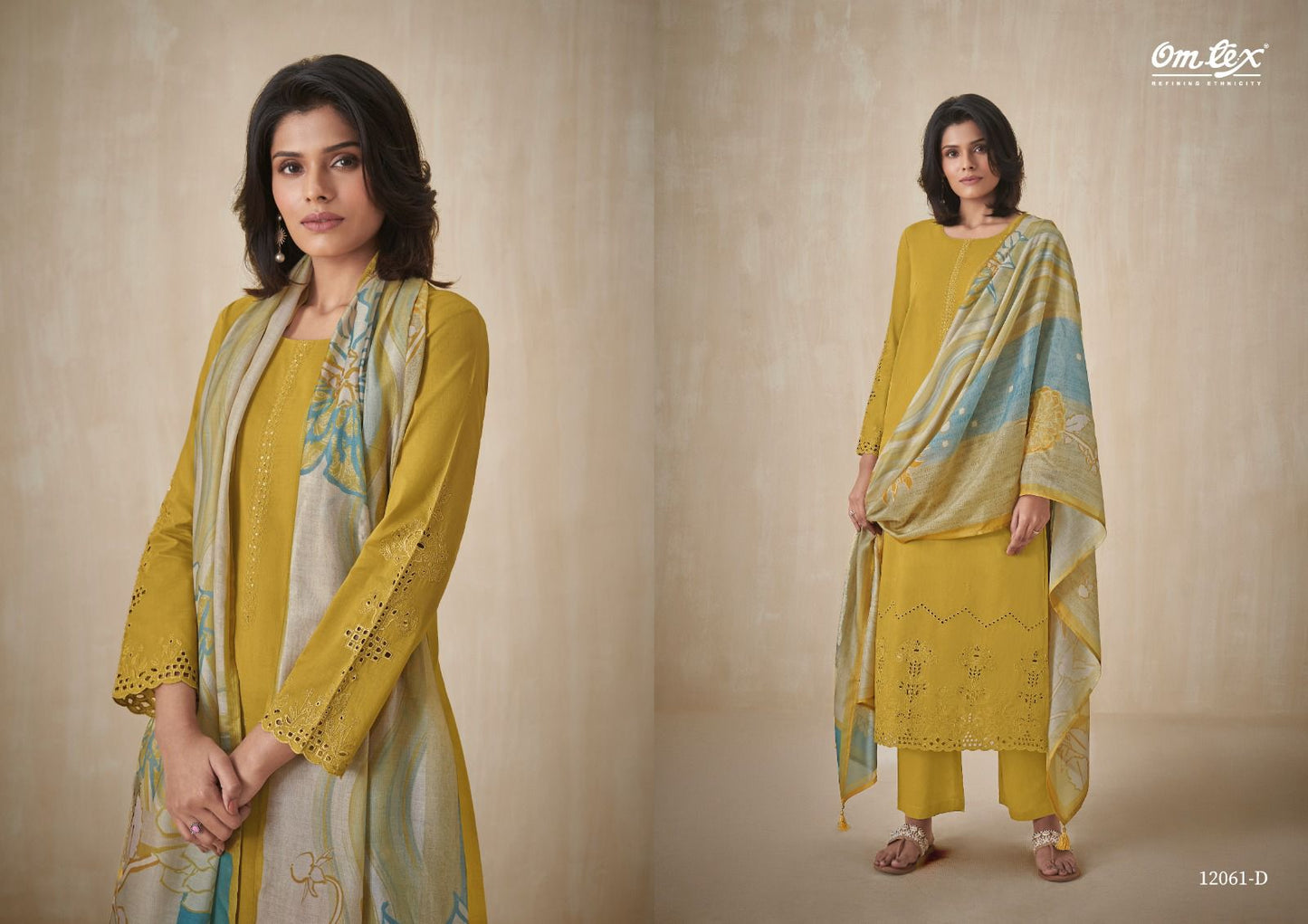 Loveleen Omtex Lawn Cotton Pant Style Suits Exporter