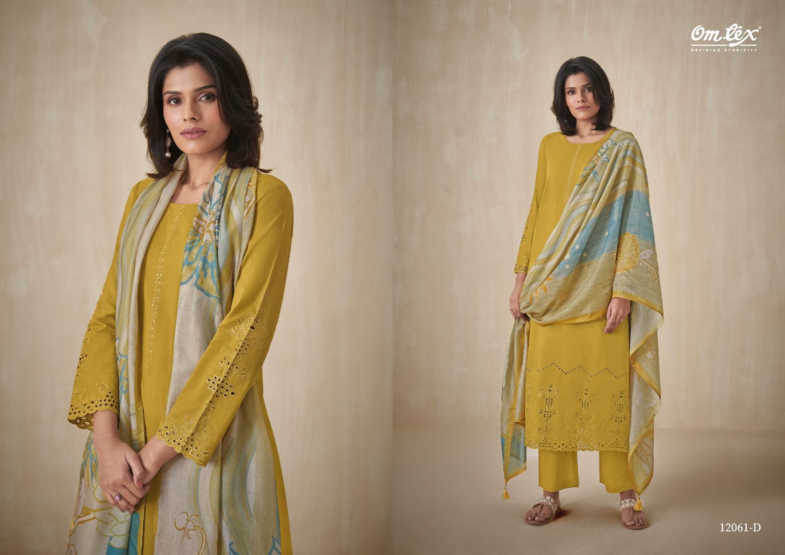 Loveleen Omtex Lawn Cotton Pant Style Suits Exporter