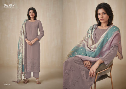 Loveleen Omtex Lawn Cotton Pant Style Suits Exporter