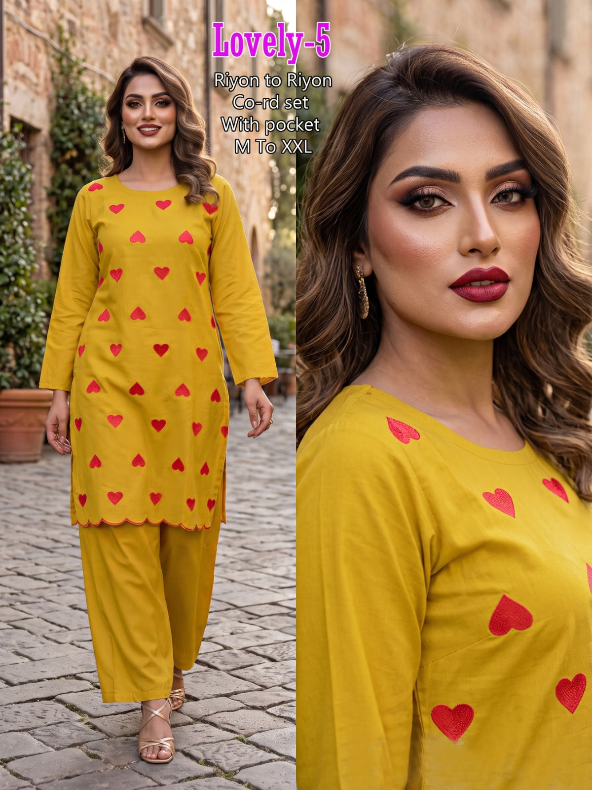 Lovely Infinity Rayon 17Kg Kurti Plazzo Set Wholesale Price