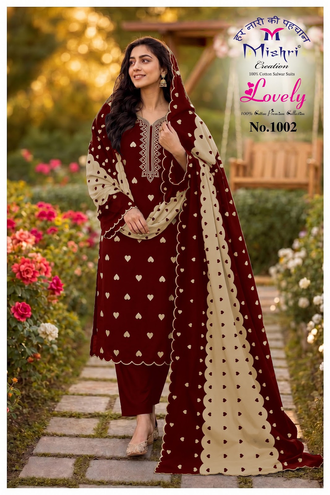 Lovely Mishri Cotton Karachi Salwar Suits Manufacturer