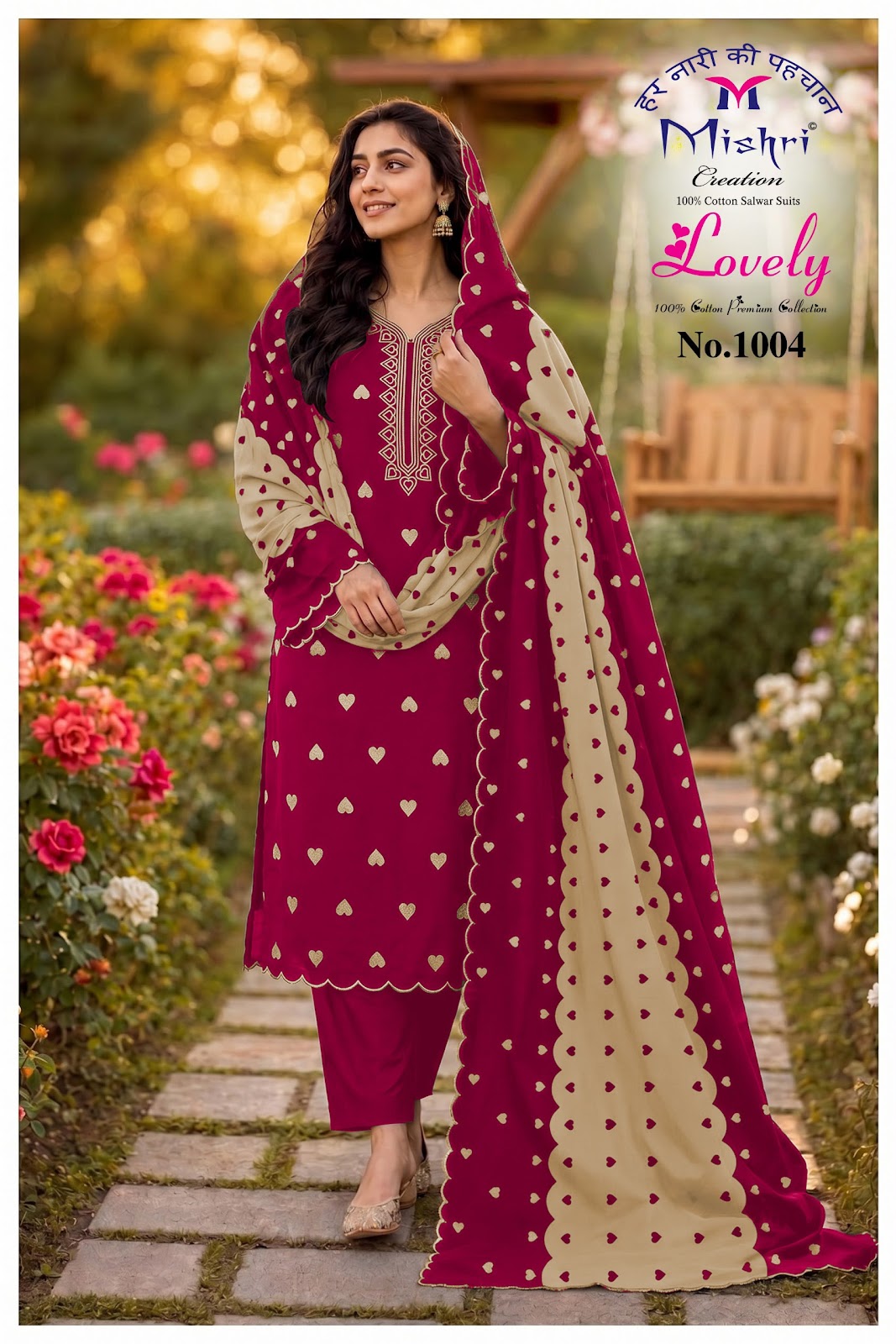 Lovely Mishri Cotton Karachi Salwar Suits Manufacturer