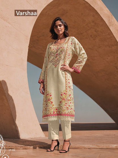 Lovenote Varshaa Viscose Muslin Pant Style Suits Manufacturer Ahmedabad