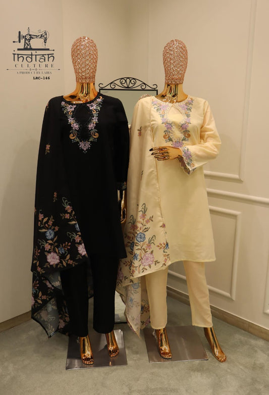 Lrc-146 Indian Culture Cotton Readymade Pant Style Suits Wholesale Price