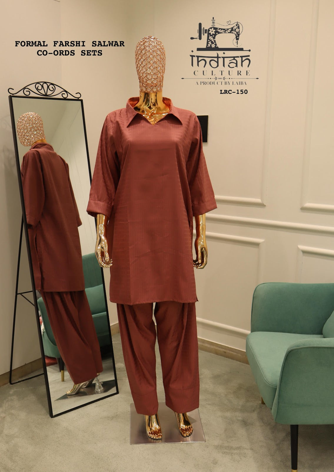 Lrc-150 Farshi Salwar Indian Culture Viscose Co Ord Set Wholesaler India