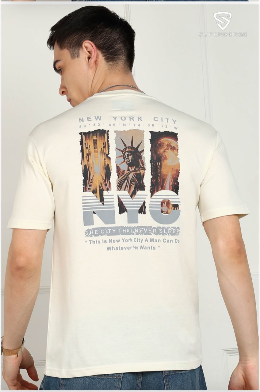 Ls-01 Down Shoulder Superberge Looper Mens Tshirts Manufacturer Gujarat