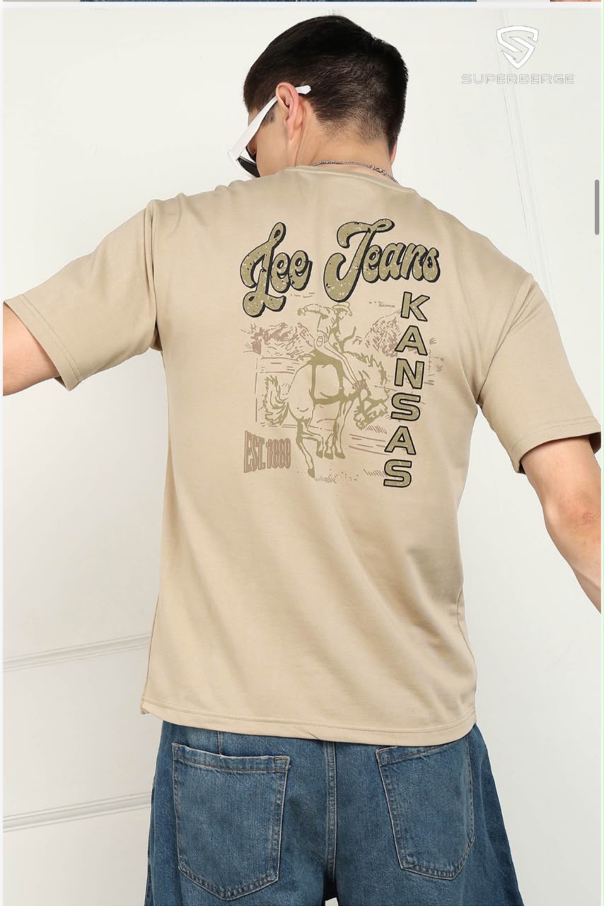 Ls-01 Down Shoulder Superberge Looper Mens Tshirts Manufacturer Gujarat