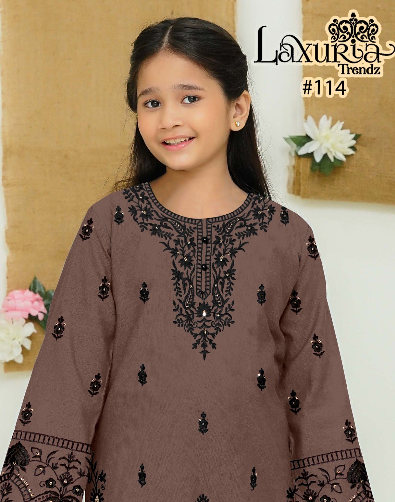Lt-114 Laxuria Trendz Fox Georgette Girls Pakistani Readymade Suit Wholesale Price