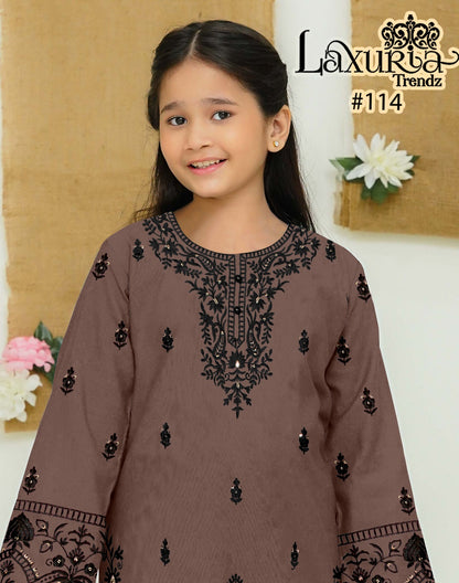 Lt-114 Laxuria Trendz Fox Georgette Girls Pakistani Readymade Suit Wholesale Price