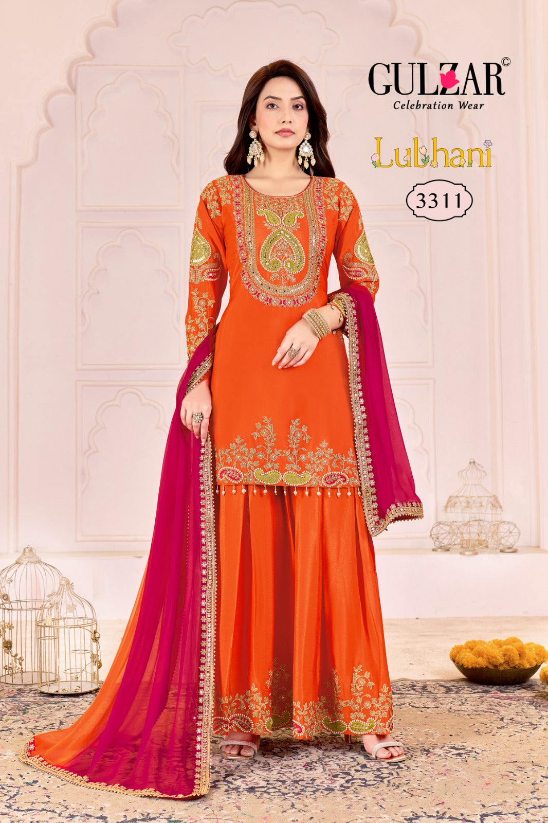 Lubhani Gulzar Chinon Readymade Suits Exporter Ahmedabad