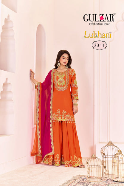 Lubhani Gulzar Chinon Readymade Suits Exporter Ahmedabad