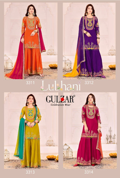 Lubhani Gulzar Chinon Readymade Suits Exporter Ahmedabad