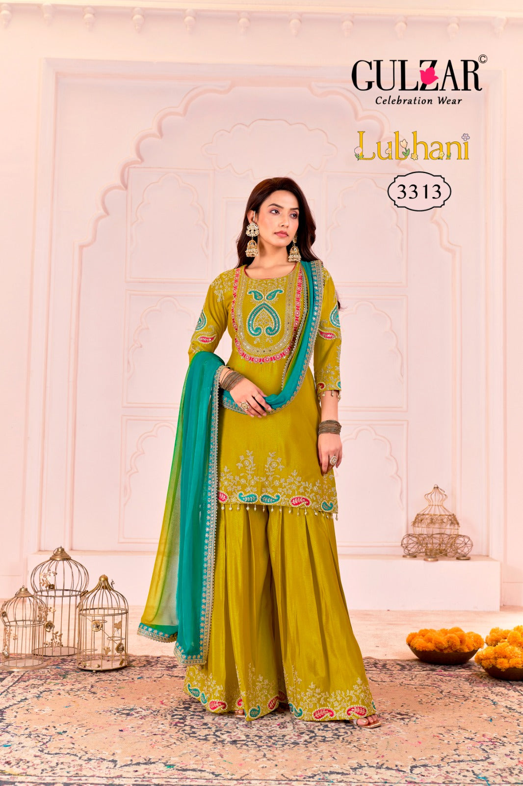 Lubhani Gulzar Chinon Readymade Suits Exporter Ahmedabad