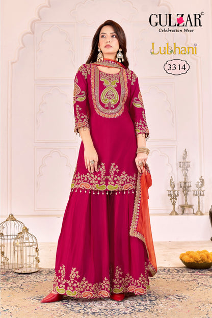 Lubhani Gulzar Chinon Readymade Suits Exporter Ahmedabad