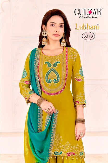 Lubhani Gulzar Chinon Readymade Suits Exporter Ahmedabad