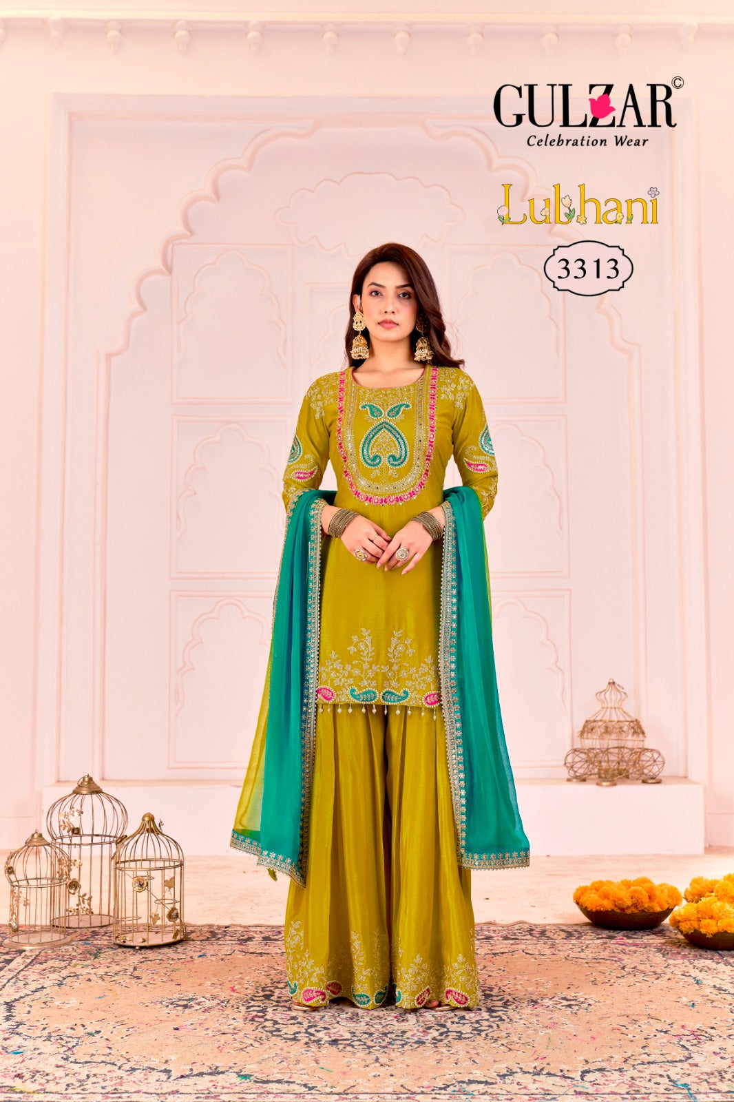 Lubhani Gulzar Chinon Readymade Suits Exporter Ahmedabad