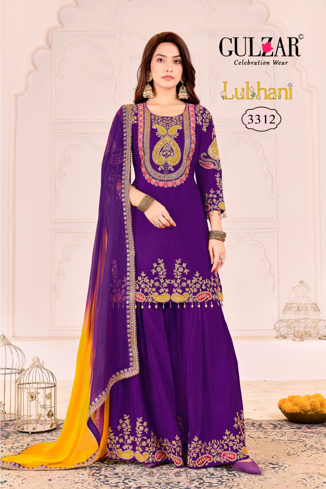 Lubhani Gulzar Chinon Readymade Suits Exporter Ahmedabad