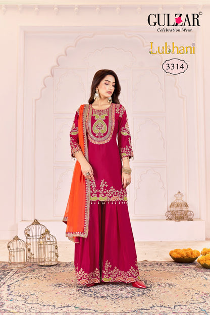 Lubhani Gulzar Chinon Readymade Suits Exporter Ahmedabad