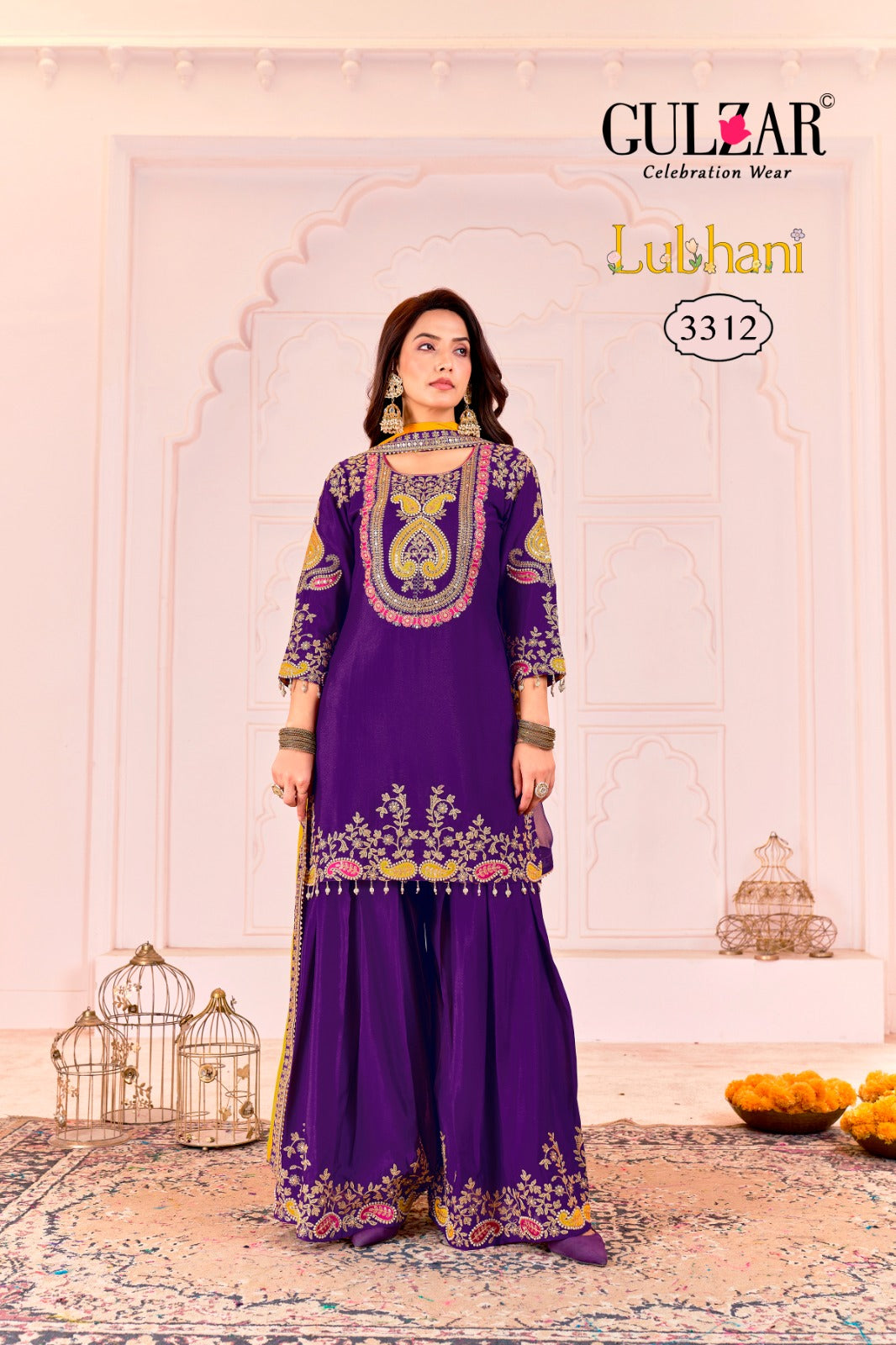 Lubhani Gulzar Chinon Readymade Suits Exporter Ahmedabad