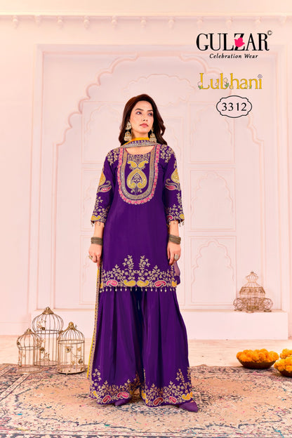 Lubhani Gulzar Chinon Readymade Suits Exporter Ahmedabad
