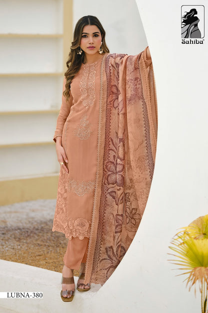 Lubna Sahiba Organza Pant Style Suits Manufacturer Ahmedabad