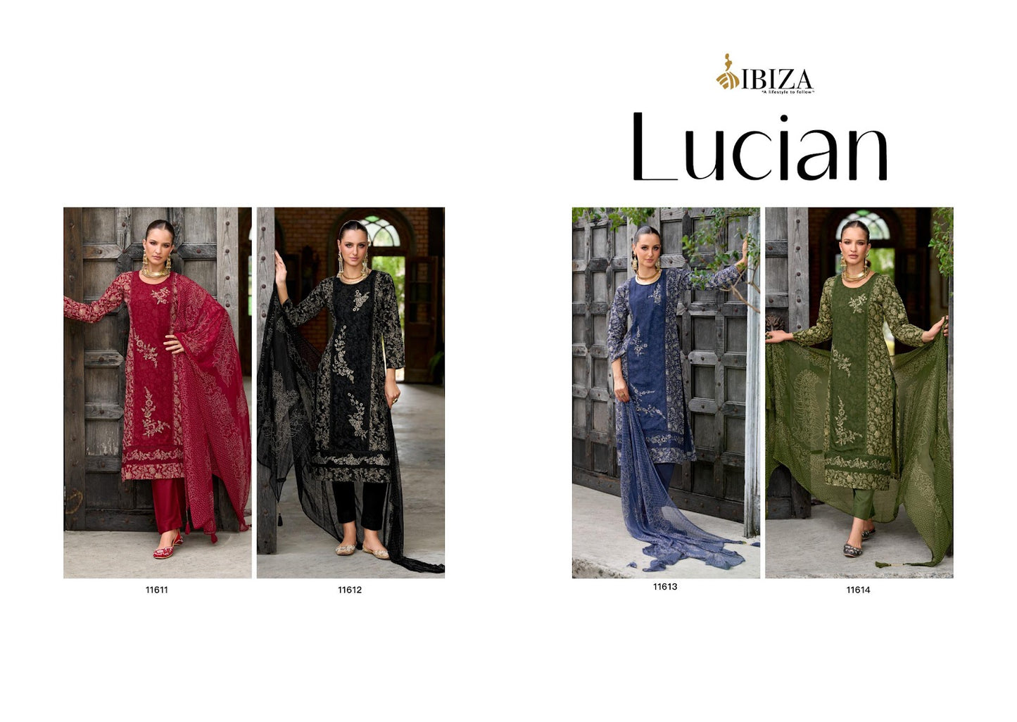 Lucian Ibiza Pashmina Suits Wholesale