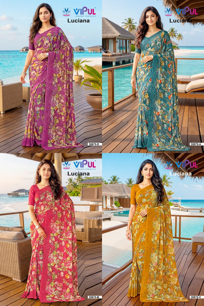 Luciana 0205 Vipul Sarees Exporter Gujarat