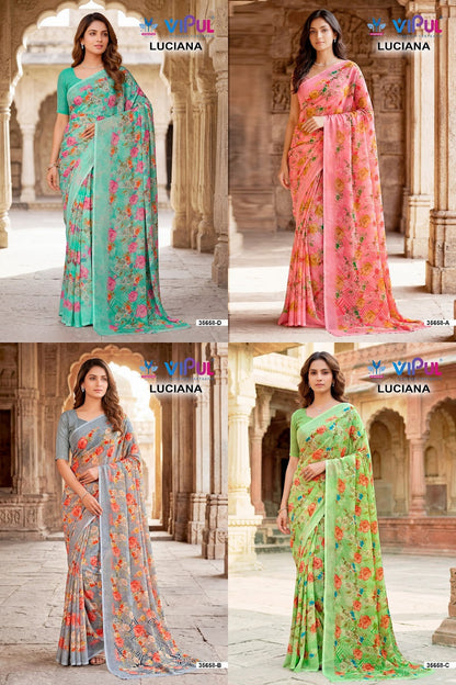 Luciana 0205 Vipul Sarees Exporter Gujarat