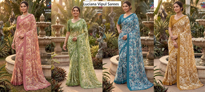 Luciana Vipul Sarees Manufacturer Gujarat