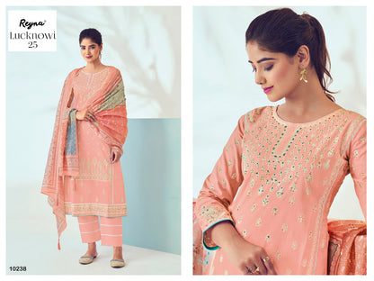 Lucknowi 25 Reyna Cotton Pant Style Suits Supplier