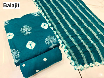 Lucknowi Work 1107 Balajit Satin Salwar Suits Exporter Ahmedabad
