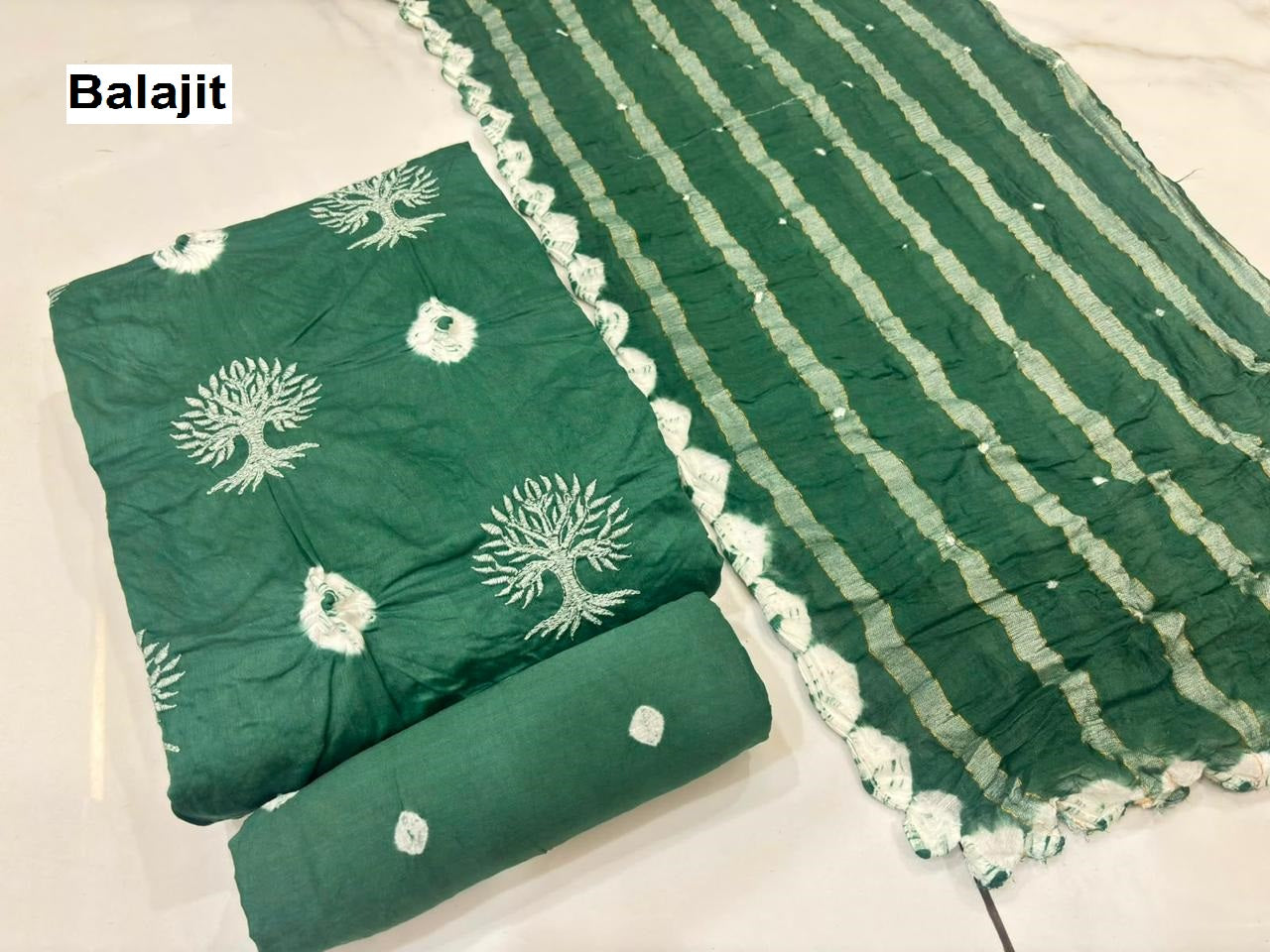 Lucknowi Work 1107 Balajit Satin Salwar Suits Exporter Ahmedabad