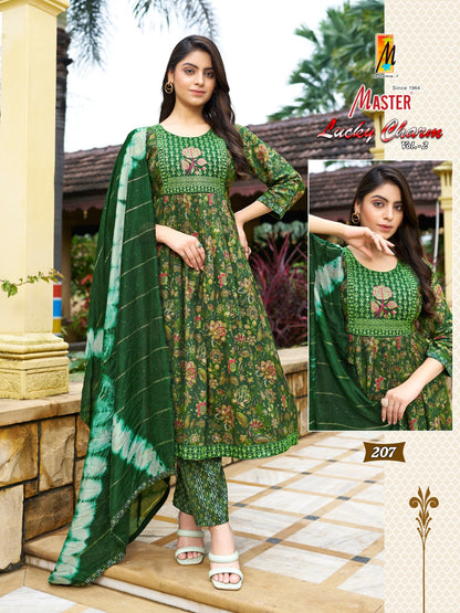 Lucky Charm Vol 2 Master Capsule Print Readymade Pant Style Suits Supplier India